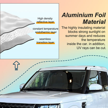 Memory Wire Full Window Sun Shade Shield For Land Rover Discovery 4 2010-2016 5