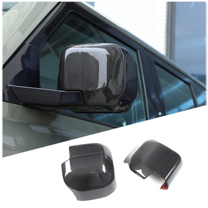 Real Carbon Fiber Rearview Mirror Cover Trim For Land Rover Defender L663 20-25 8