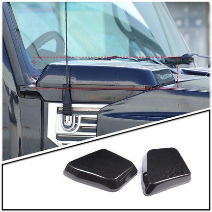 Carbon Style Front Hood Side Air Intake Vents Covers Trim For HUMMER H2 2003-09 1