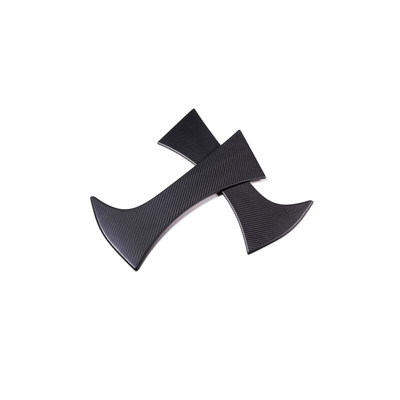 Matte Black Carbon Fiber Car Side Fender Fin Trim For Subaru BRZ 2022 4