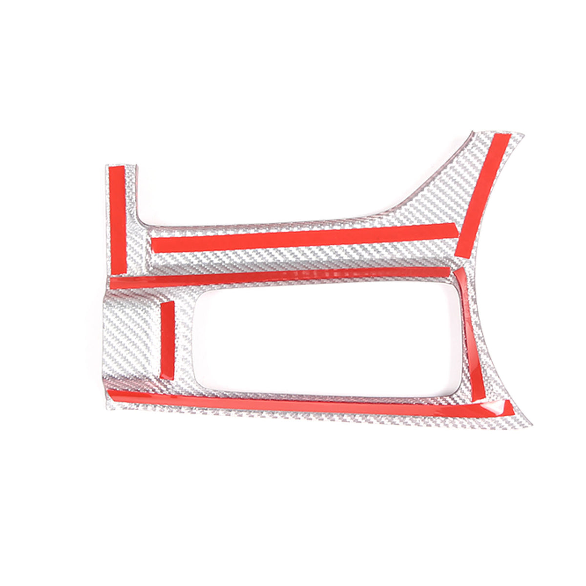 Red Real Carbon fiber Center Multimedia Panel Cover Trim For Mazda MX-5 2016-23 14