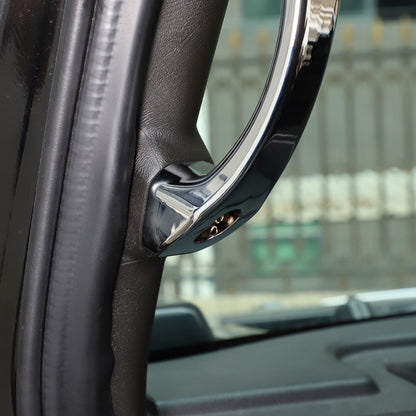 Silver Pair Set Pull Grab Handle A Pillar Alloy Post Trim For Hummer H2 2003-07 10