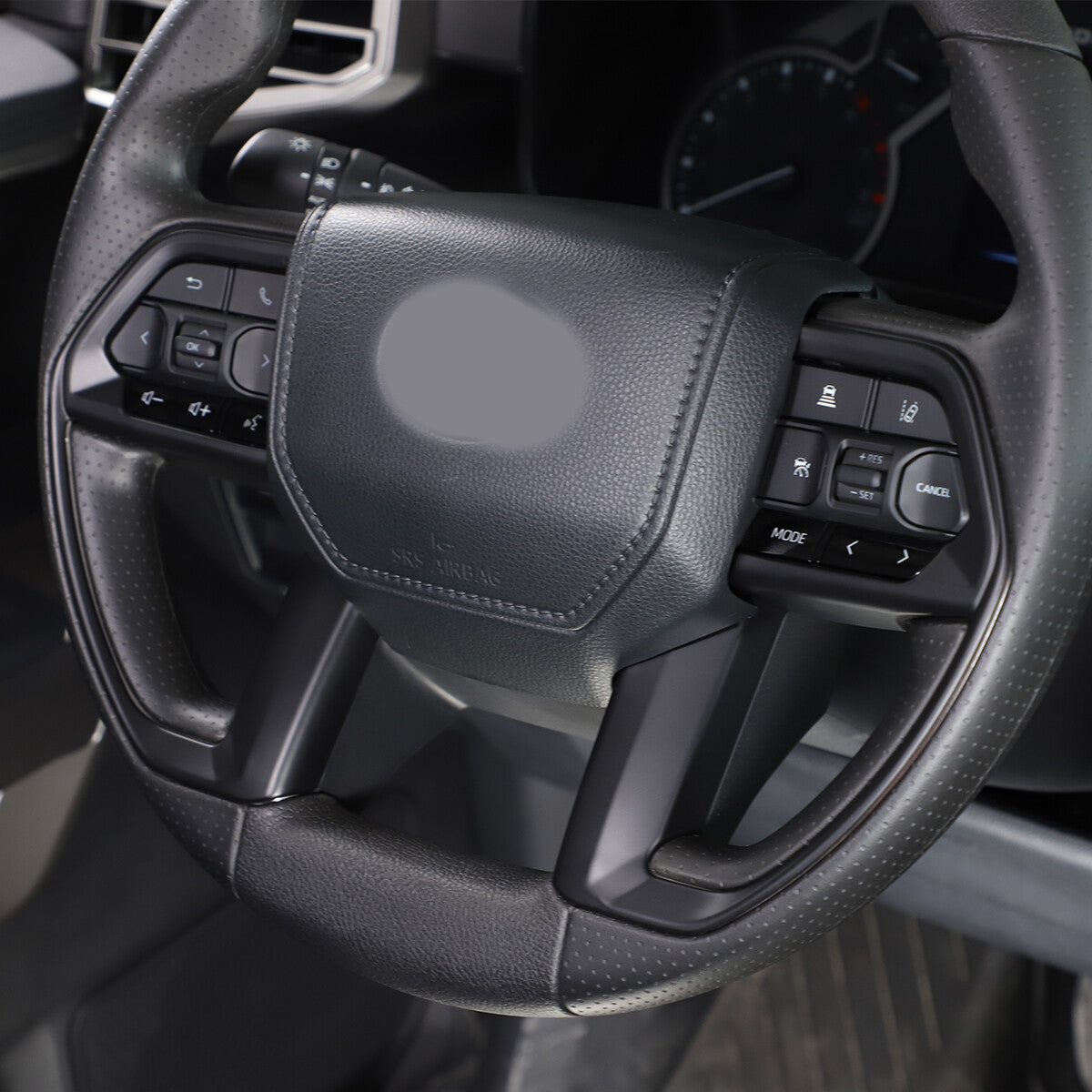 Matte Black ABS Interior Decoration Cover Trim Kit For Toyota Tundra 2022-26 US - Variants 21-25 52
