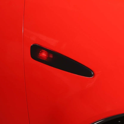 Smoked Black Front Headlight & Rear Tail Light Cover Trim For Corvette C6 05-13 48