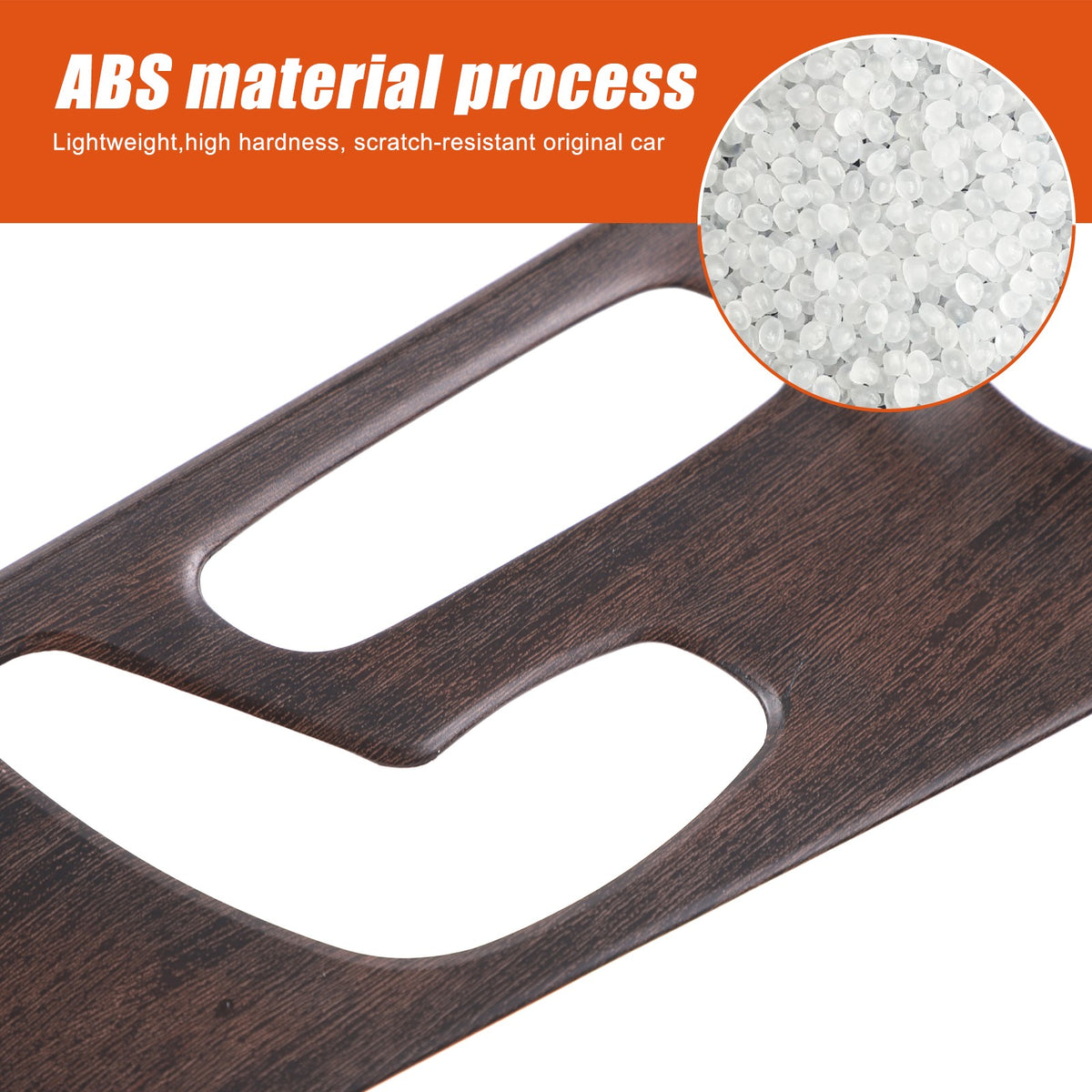 Oak Wood Grain ABS Interior Door Panel Trim For Benz C-Class W205 2015-2021 US 19