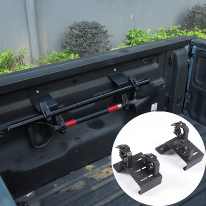 Black Steel Cargo Box Side Rail Tool Mounting Bracket For Ford Maverick 2022 2