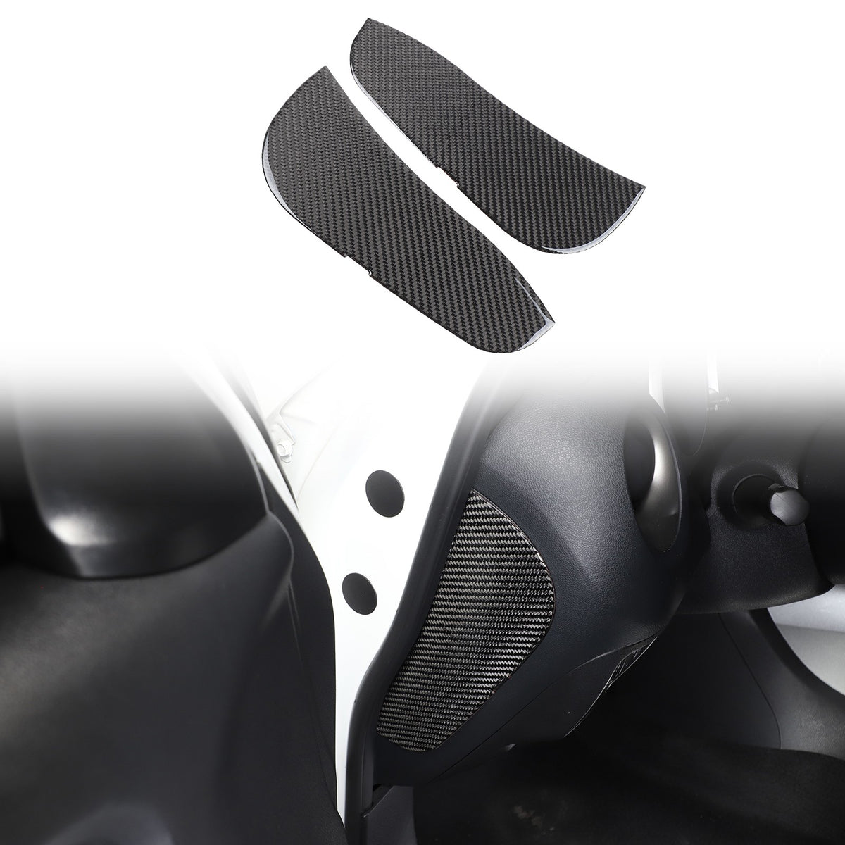 Soft Carbon Fiber Interior Center Console trim Sticker For Nissan Juke 2011-2019 161