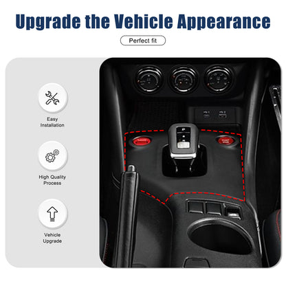 Real Carbon Fiber Gear Shift Panel Cover Trim For Nissan Z RZ34 400Z 23-2025 10