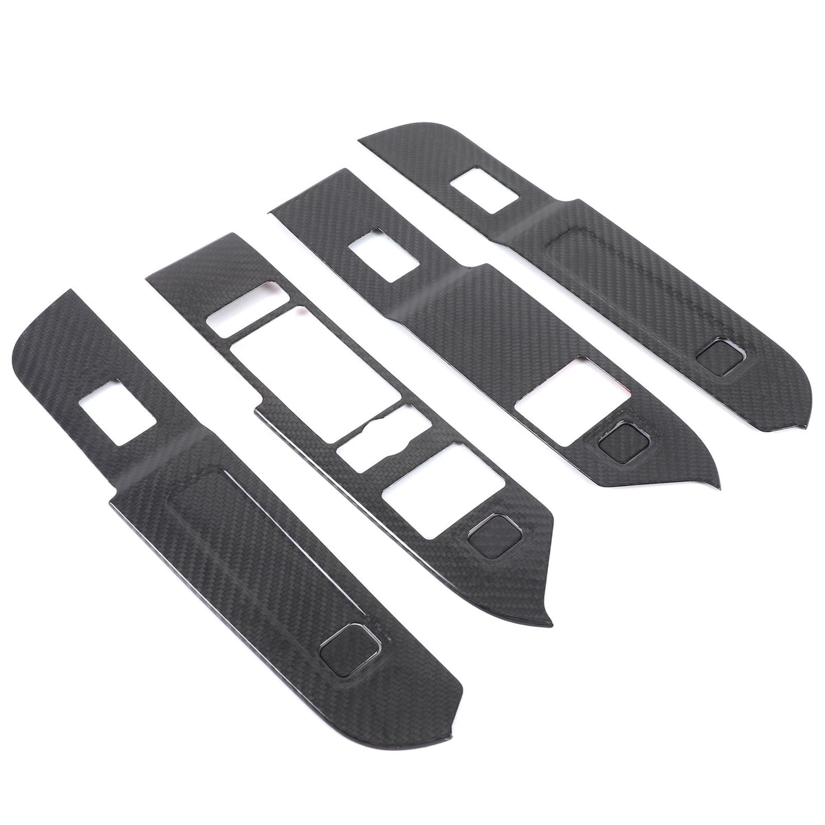 Real Carbon Fiber Window Lift Switch Trim For Land Rover Defender 110 L663 20-23 6