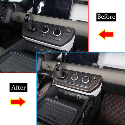 Grain Air Condition Console Gear Panel Cover Trim For Land Rover Defender 90 110 11