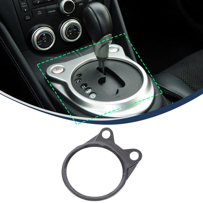 Real Carbon Fiber Center Gear Shift Panel Trim For Nissan 370Z Z34 09-20 US 3