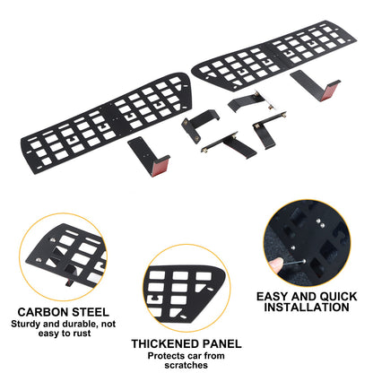 Side Window Cargo Barrier & Organizer Molle Panel For Subaru Forester 2019-2024 4