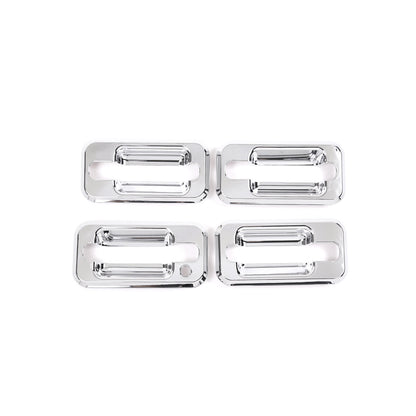 Silver Chrome Exterior Door Handle Mirror Hood Vent Trim Kit For Hummer H2 03-09 42