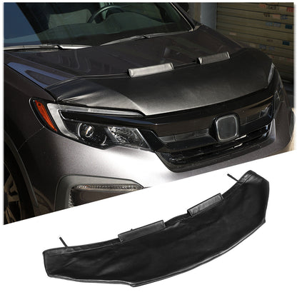 Black Car Bonnet Hood Bra Protector Mask Cover For Honda Pilot 2015-2022 US 8