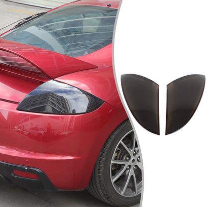 Smoked Black Rear Tail Light Guard Cover Trim For Mitsubishi Eclipse 2006-11 12