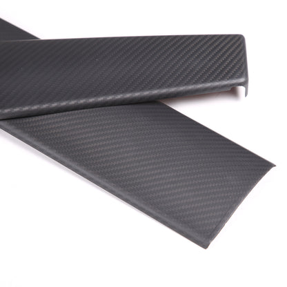 Matte Real Carbon Fiber Dashboard Panel Cover Trim For Tesla Model Y 3 2016-2022 11