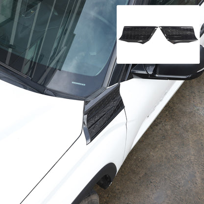 Carbon Fiber Style Fender Upper Decor Cover Trim For Toyota Tundra 2022+ 1