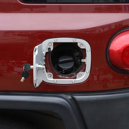Sliver Fuel Tank Cover Gas Replacement Cover Trim For Toyota FJ Cruiser 2007-21 6