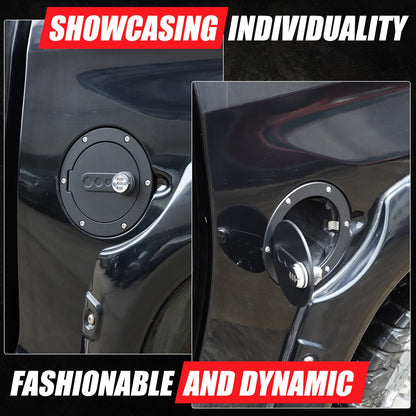 Fuel Cap Anti-Theft Lock Cover with Combination Lock For Toyota Tundra 2007-2021 8