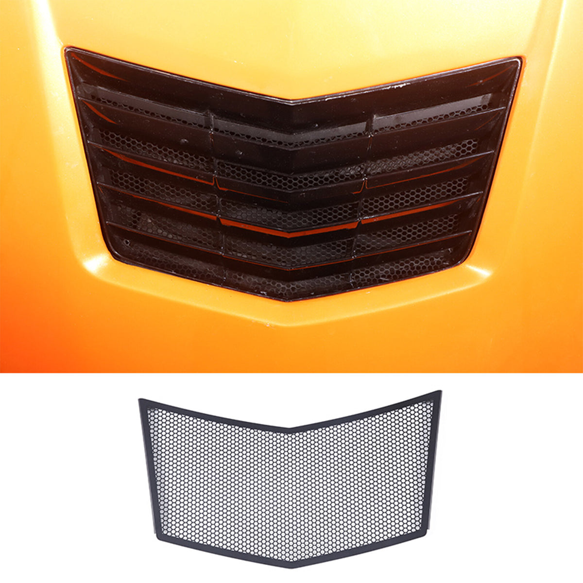 Metal Hood Air vent Prevent Clogging Grille Net Fit for Corvette C7 2014-2019 2