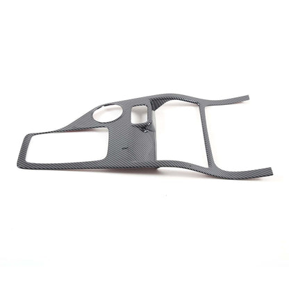 ABS Carbon Fiber Interior Center Console Frame Trim For Ford Ranger 2015-22 4