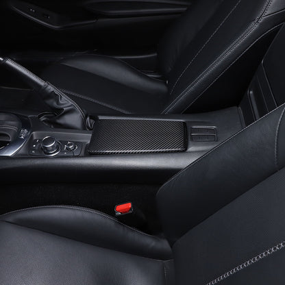 Real Carbon Fiber Armrest Console Box Cover Trim For Mazda MX-5 Miata 16-24 US 11