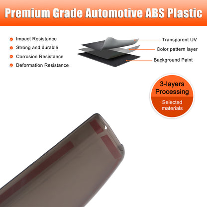 Smoked Black ABS High Mount Brake Light Trim Cover For Nissan Titan 2016+ US 5