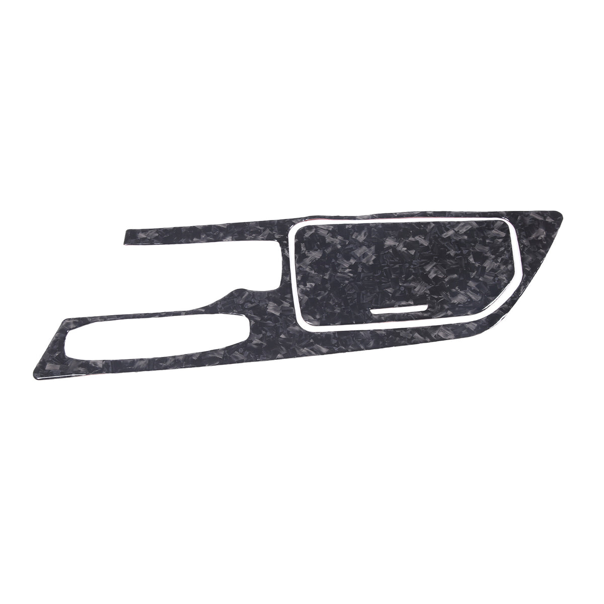 Forged Carbon Fiber Console Storage Panel Sticker Trim For Corvette C8 2020-25 10