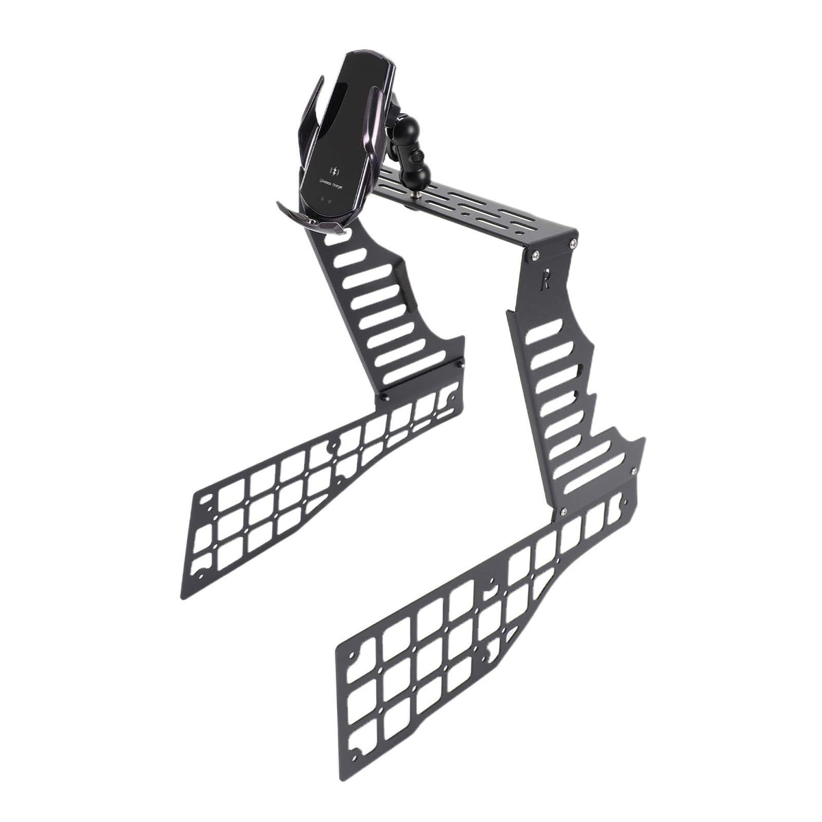 Wireless Center Molle Panel Digital Device Mount For Nissan Frontier D40 2009-17 8