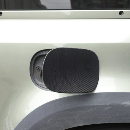 Real Dry Carbon Fiber Fuel Tank Cap Trim Cover For LR Defender L663 2020-25 18