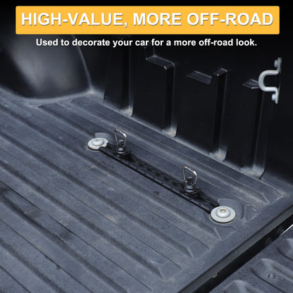 Rear Bed Side Expansion Slide Rails Bed Tie-Down Rails For Toyota Tundra 22+ US 11