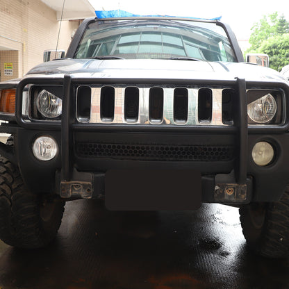 Front Light Headlight Lamp Angry Eyes Trim Cover For Hummer H3 2005-2009 7