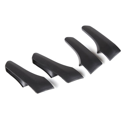 Matte Black Interior Dashboard Door Handle Trim Set For Toyota Tacoma 2016-23 10