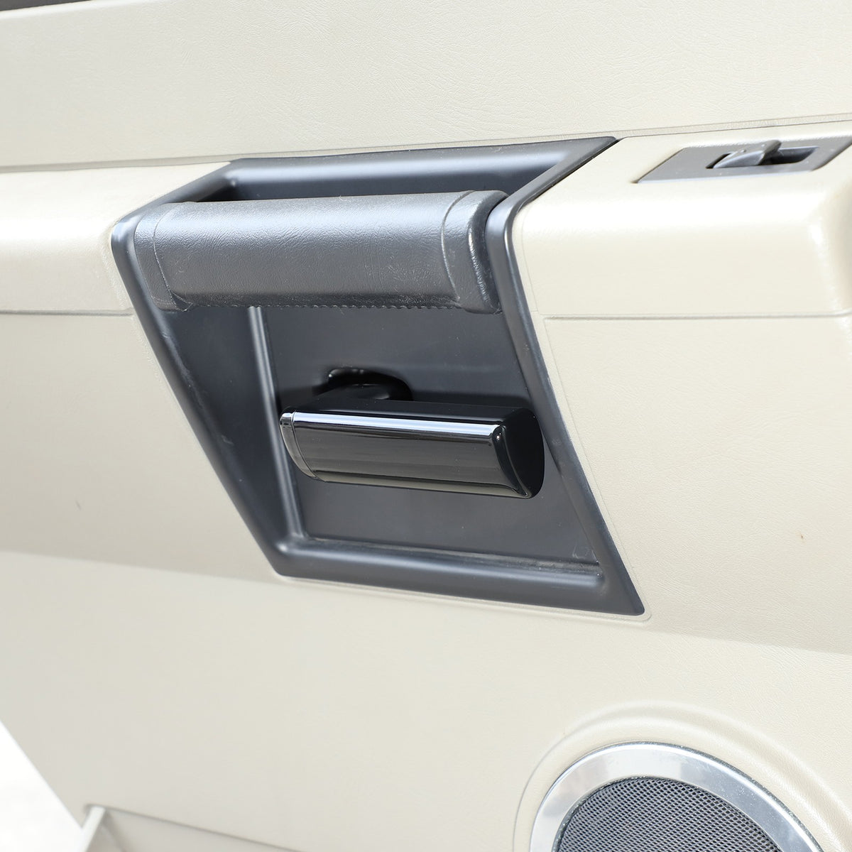 Glossy Piano Black ABS Interior Door Handle Trim For Hummer H2 2003-2007 US 8