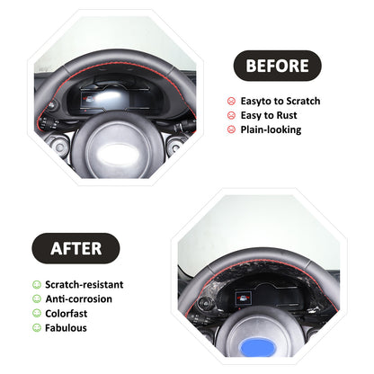 Forged Carbon Car Dashboard Box Cover Bezel Trim For Toyota 86 Subaru BRZ 22-23 2