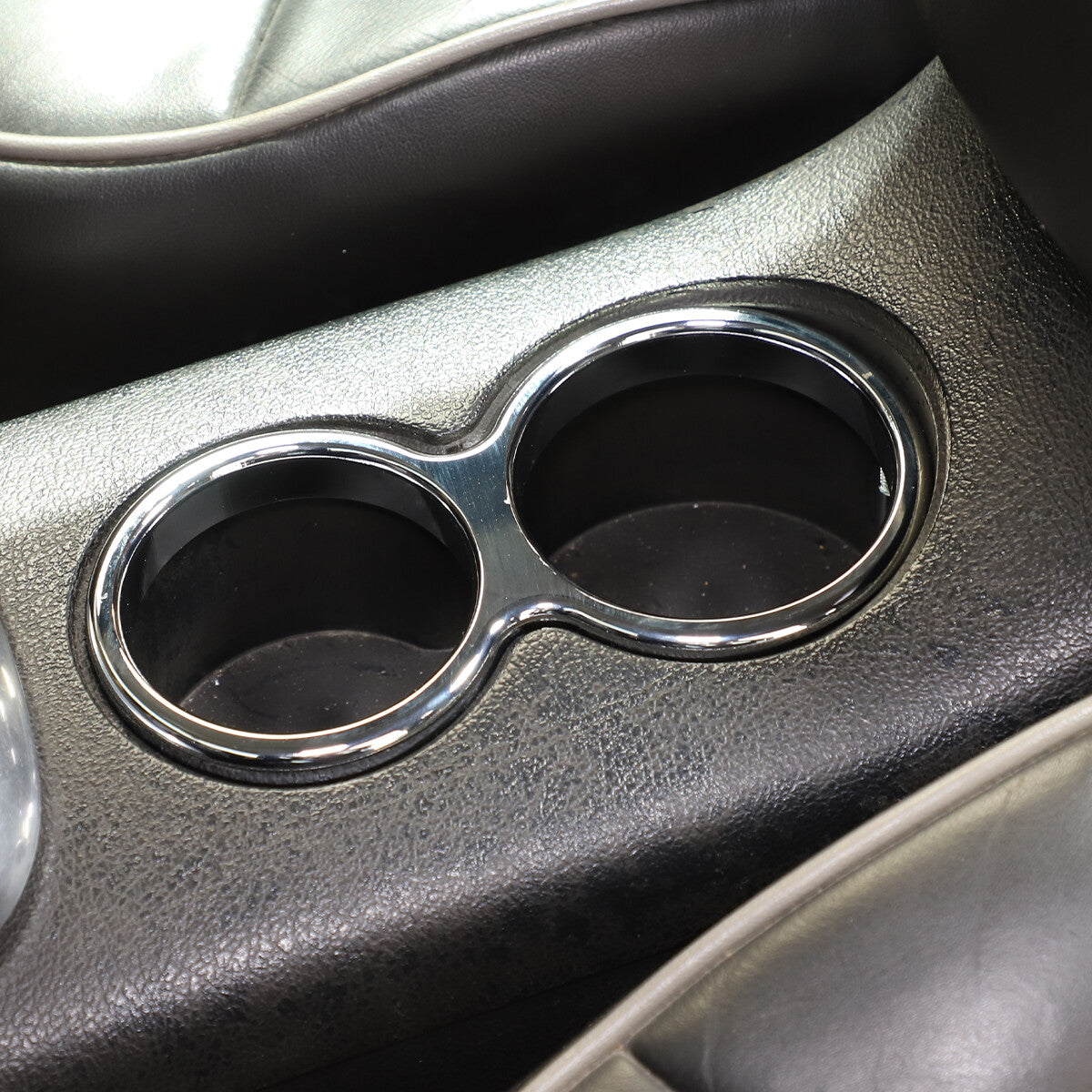 Silver Alloy Water Cup Holder Cover Trim Frame For Hummer H3 2005-09 10