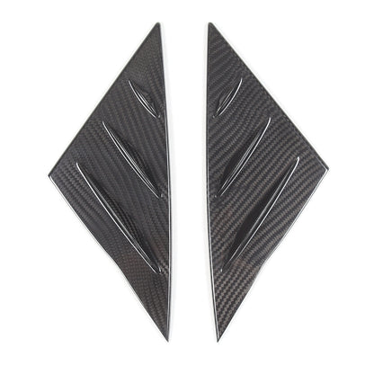 Real Dry Carbon Fiber Center Console Interior Trim Cover For Tesla Model 3 2023+ 77