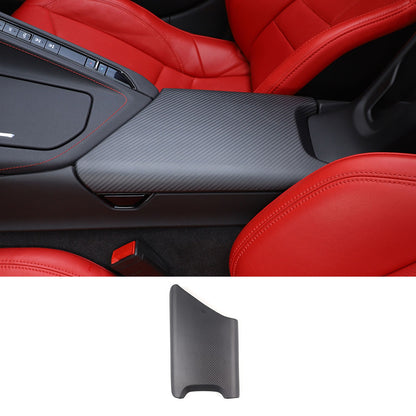 Matte Real Dry Carbon Fiber Interior Decor Trim Cover For Corvette C8 2020+ 26