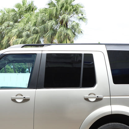 Matte Black A B Pillar Post Trim Set for Land Rover Discovery LR3 LR4 2010-16 9