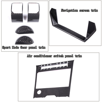 Carbon Fiber Air Condition Navigation Panel Cover For Lamborghini URUS 18-23 US 3