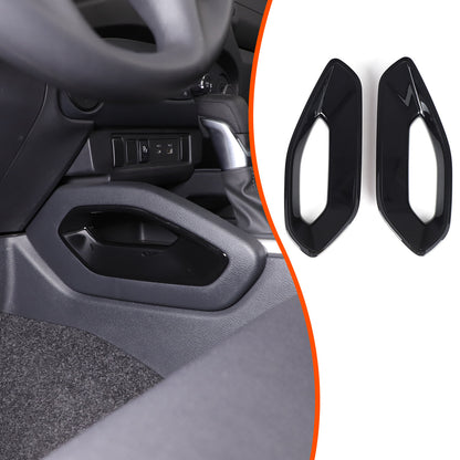 Glossy Black Center Console Side Armrest Frame Trim For Nissan Frontier 2022+ US 19