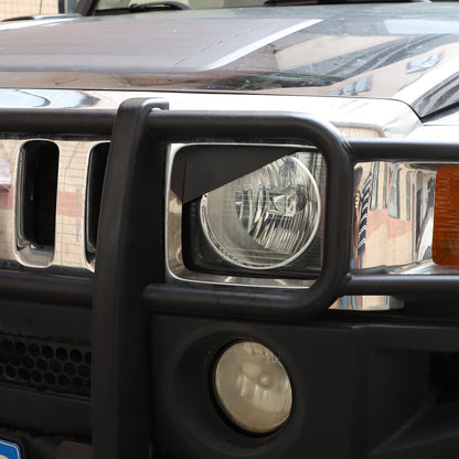 Front Light Headlight Lamp Angry Eyes Trim Cover For Hummer H3 2005-2009 6