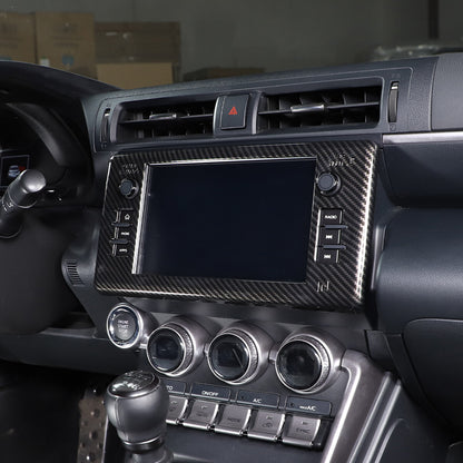 ABS Carbon Fiber Interior Center Console Trim Set Fits For GR86/BRZ 2022-2025 US - Variants 1-5 48