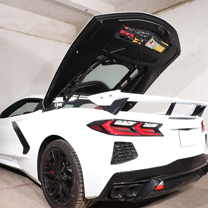 Black Rear Trunk Cover Storage Cargo Board Cover Shade For Corvette C8 2020-2026 7