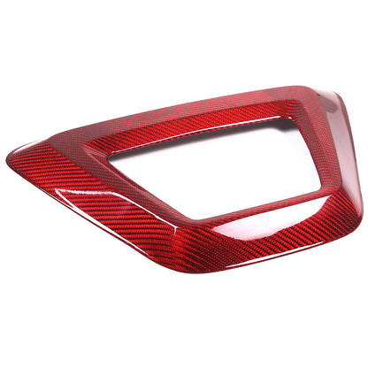 Red Real Carbon fiber Rear Bumper lower brake light frame For GR Supra 19-24 20