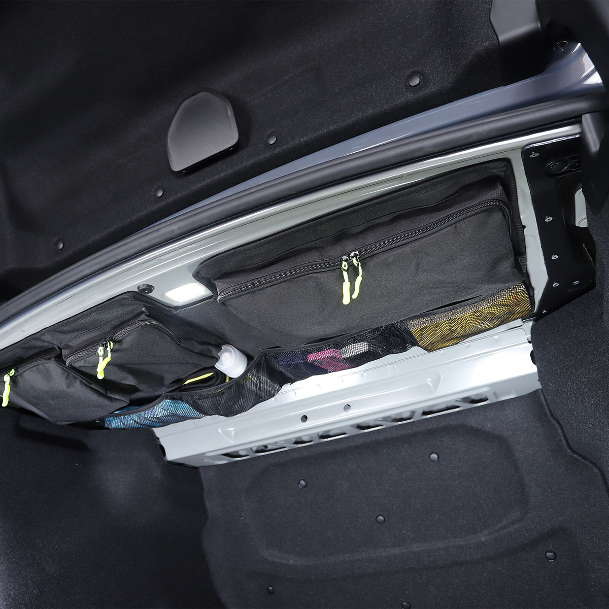 Black Rear Trunk Hanging Storage Bag Organizer For BMW 5 Series G60 i5 2024+ 1
