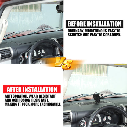 Off-Road Phone Holder with Dashboard Password Box For Toyota FJ Cruiser 2007-21 9
