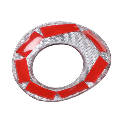Red Real Carbon Fiber Interior Center Console Trim For Nissan Z 400Z RZ34 2023+ 91
