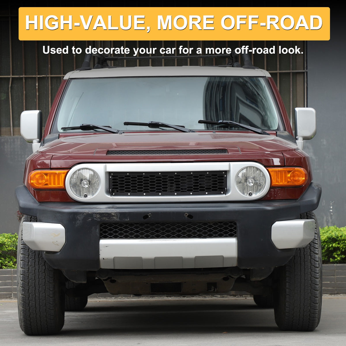 Steel Front Grille Light Mount Bracket For Toyota FJ Cruiser 2007-2021 US 11