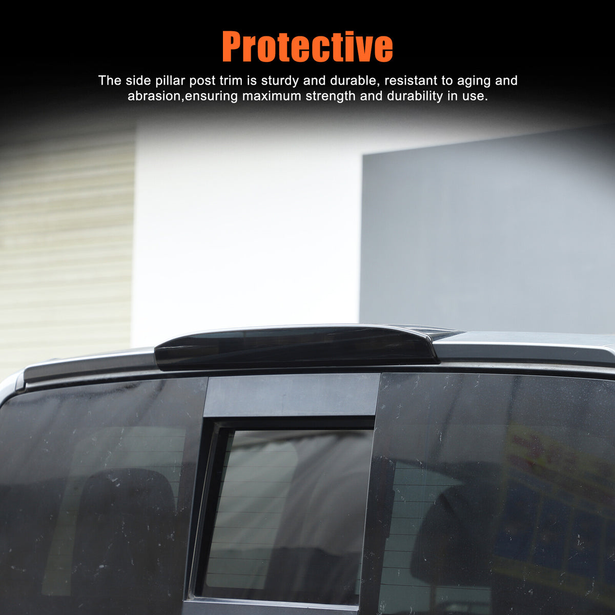 Smoked Black ABS High Mount Brake Light Trim Cover For Nissan Titan 2016+ US 21